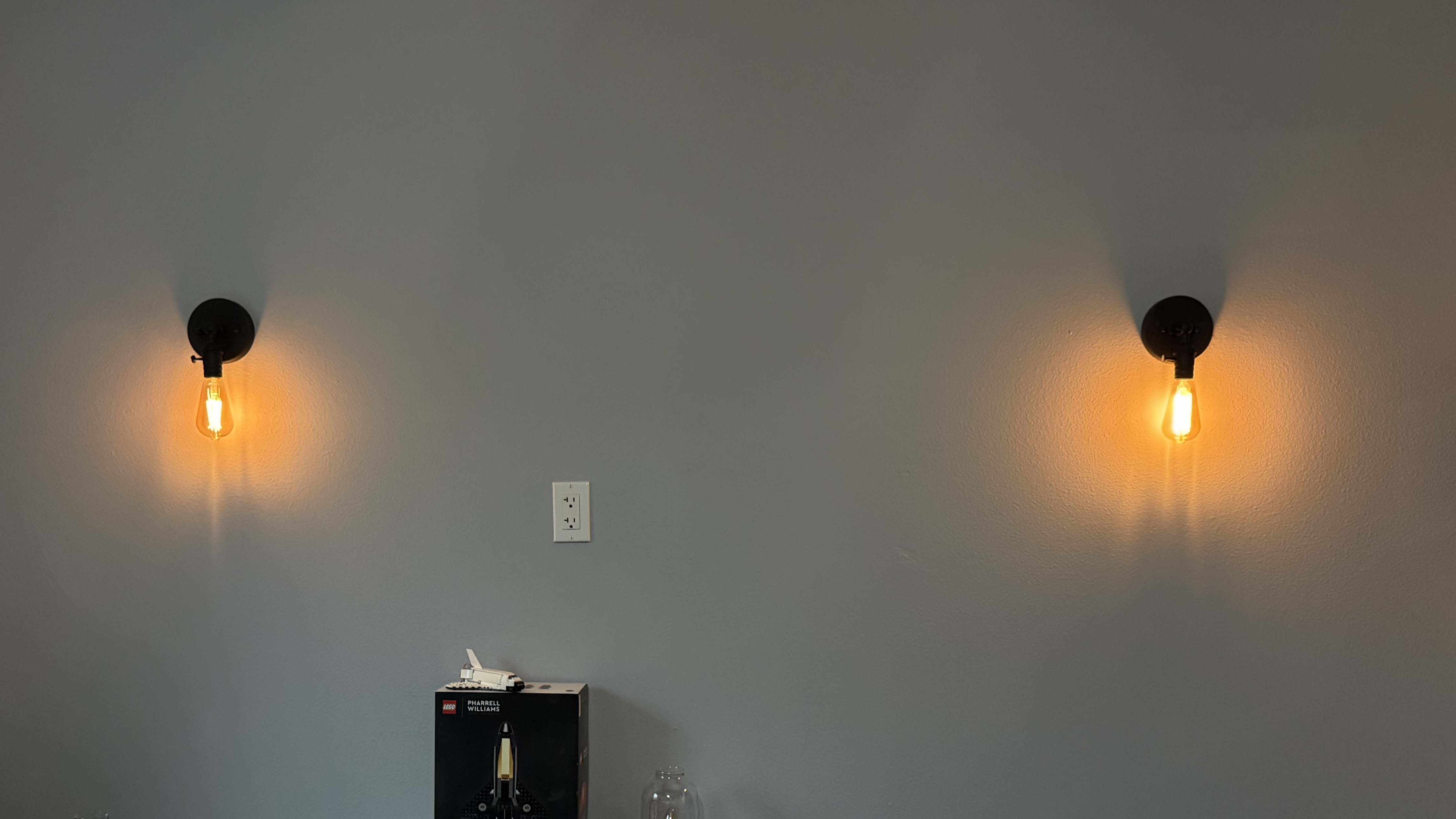 Before: the blank wall that never felt finished.